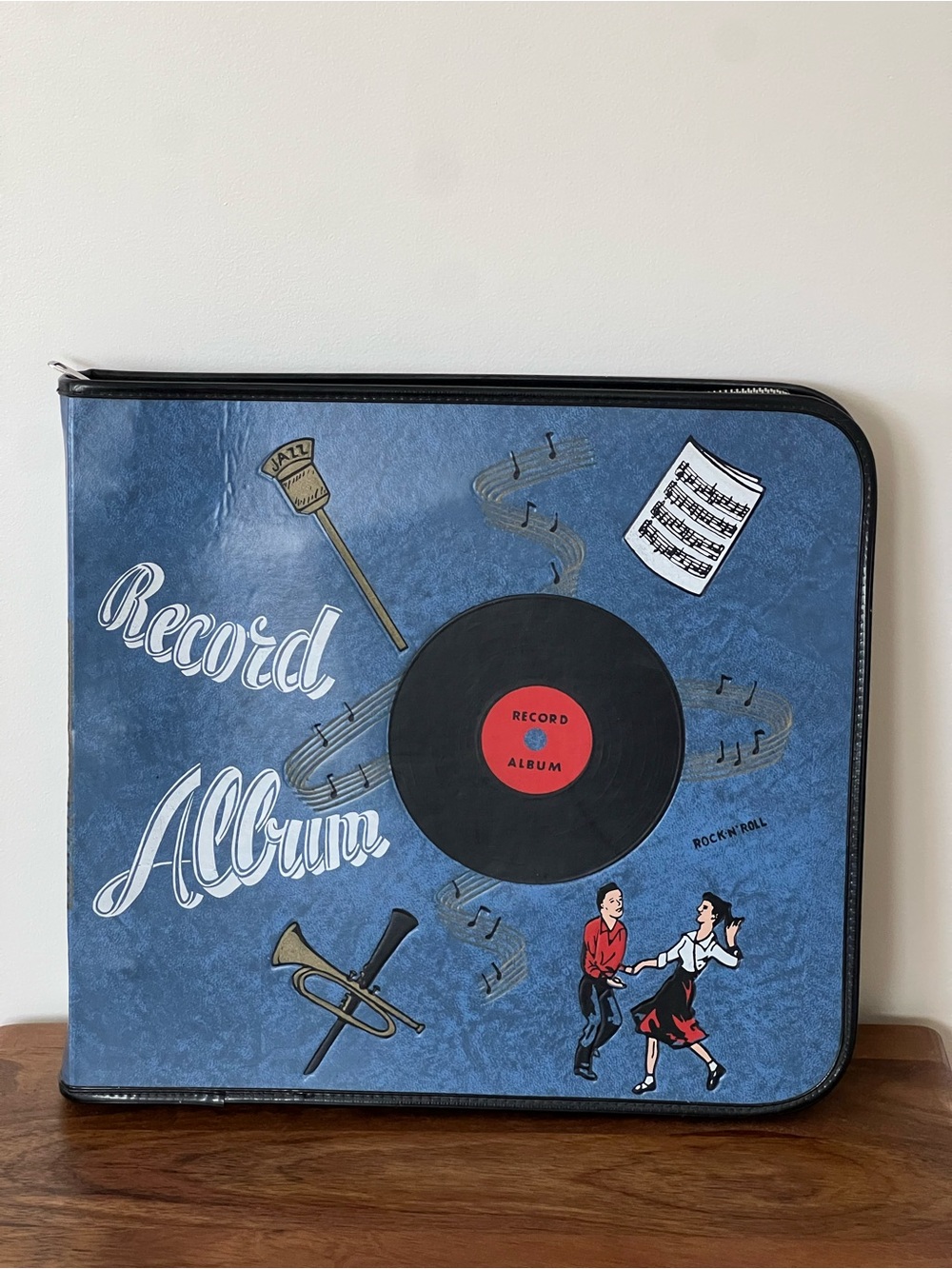 Vintage MCM 12" Vinyl Record Carrying Case